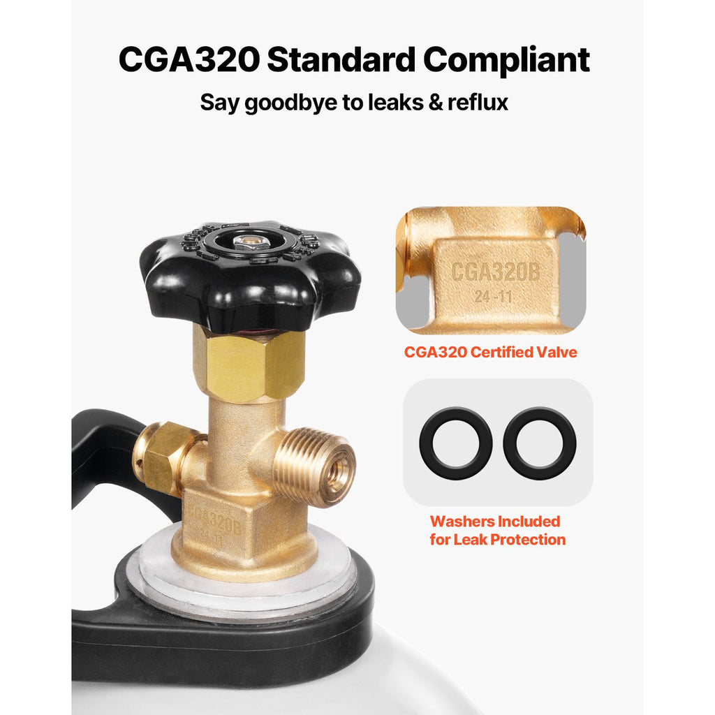 CO2 Tank for Draft Beer and Soda Makers
