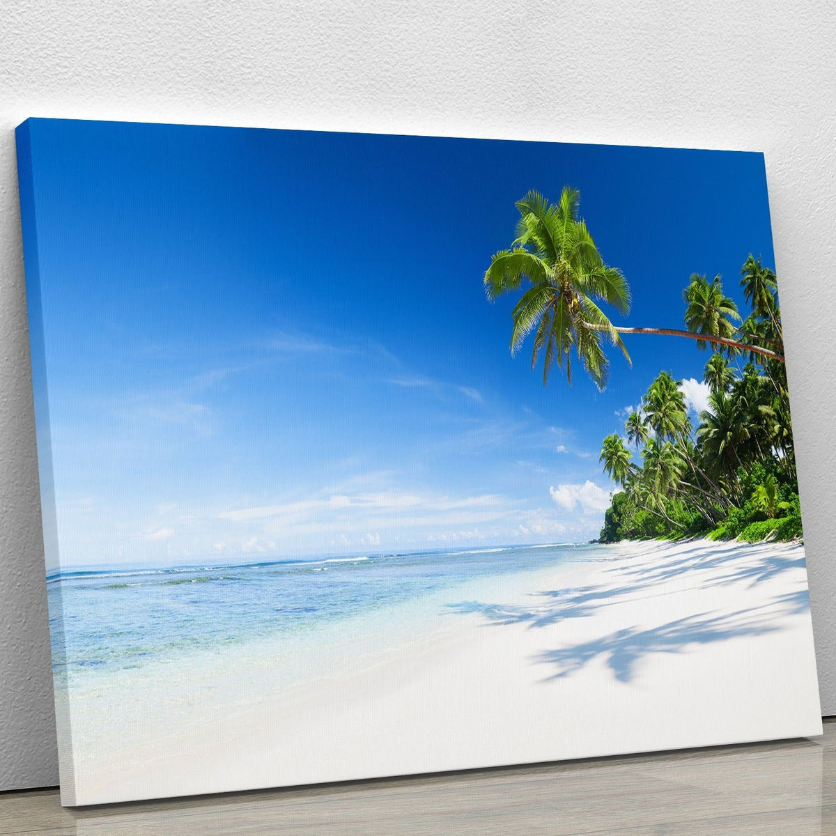 Coastline and Palm Tree Wall Art