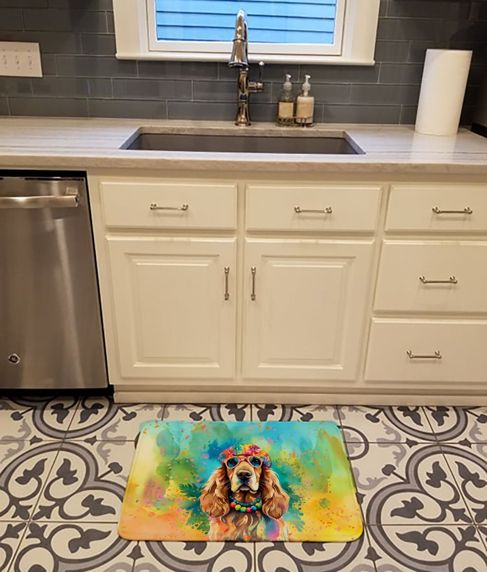 Cocker Spaniel Hippie Dawg Cushioned Mat