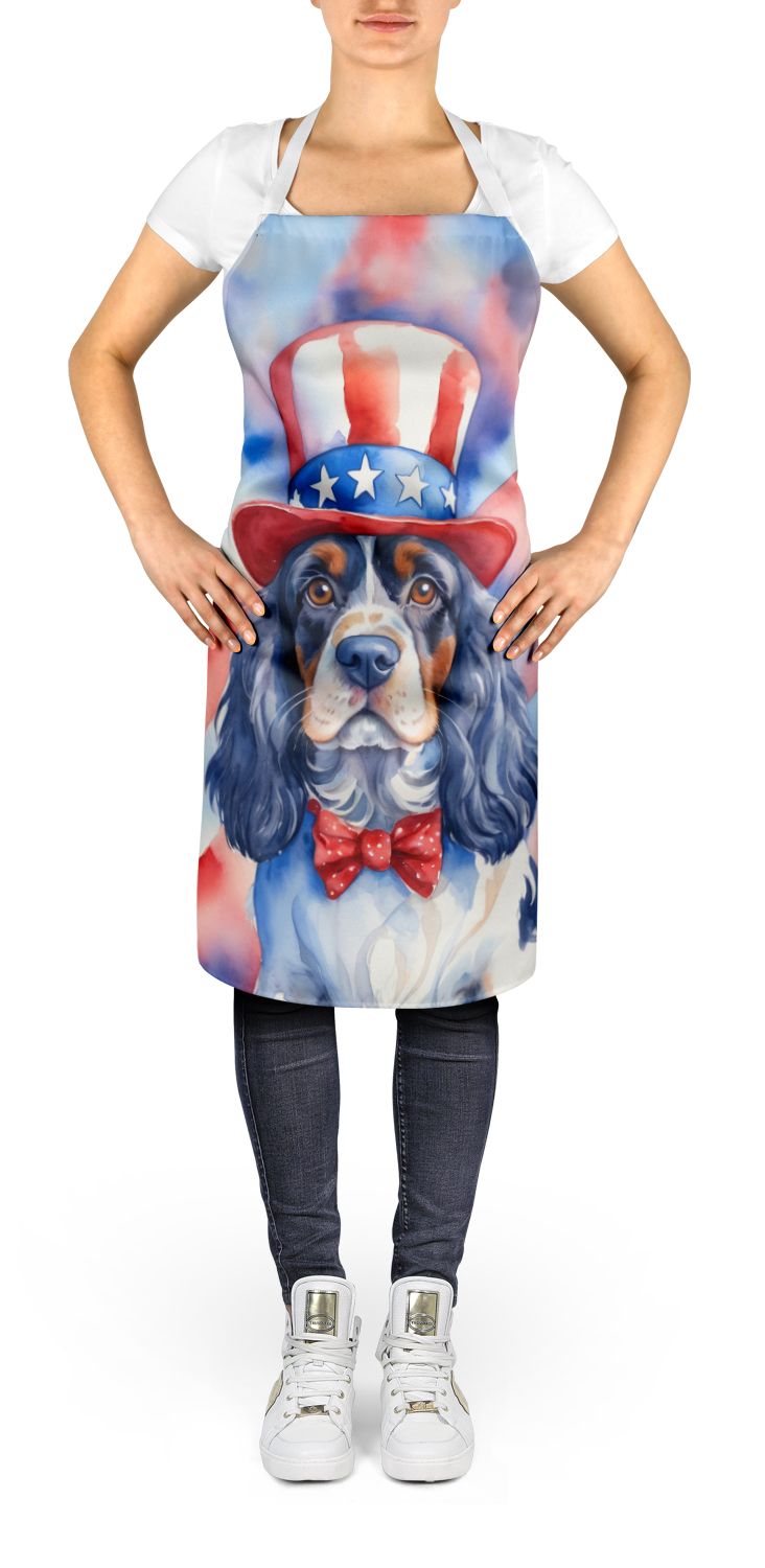 Patriotic Cocker Spaniel Bib Apron