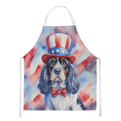 Patriotic Cocker Spaniel Bib Apron