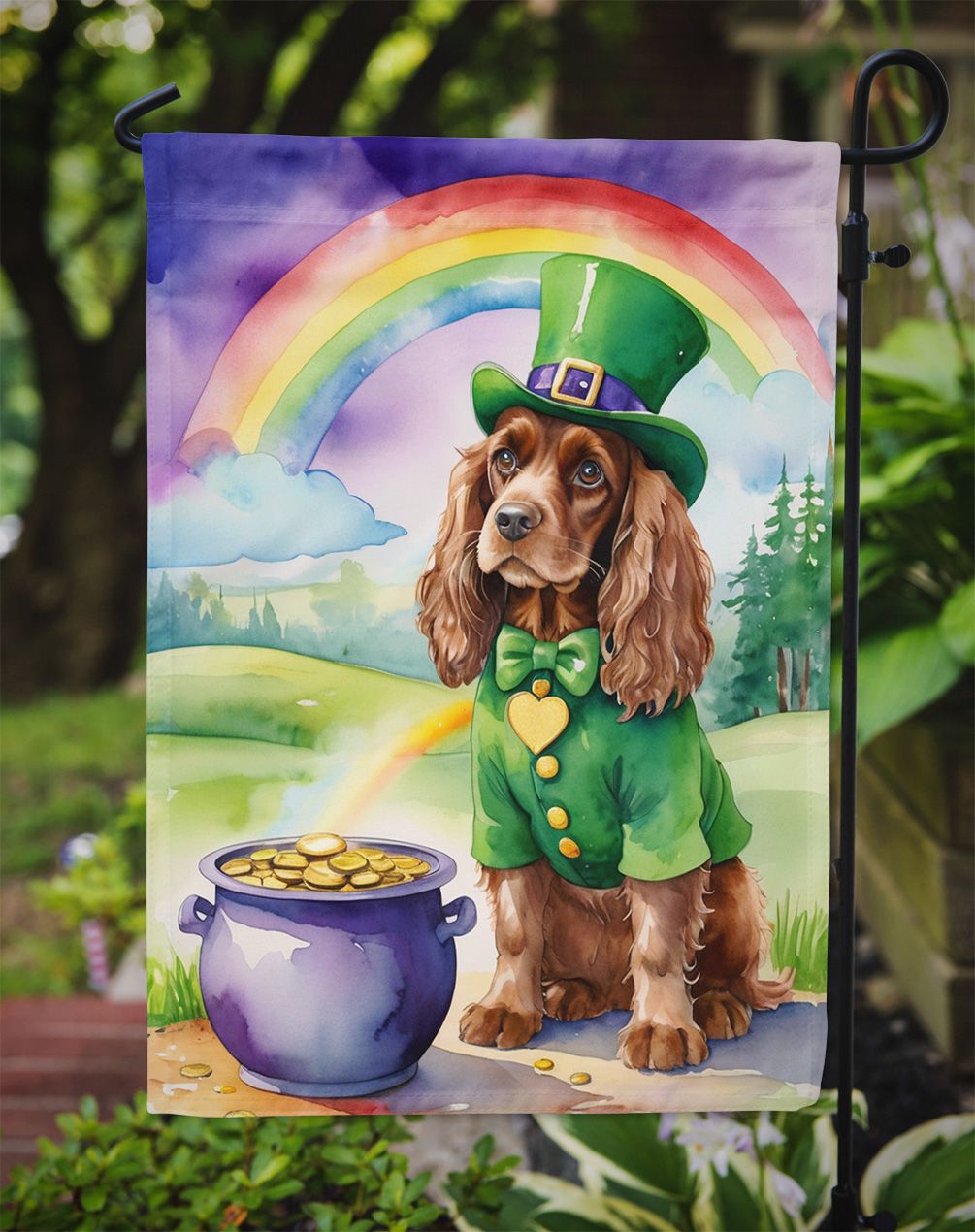 St. Patrick's Day Garden Flag – Double-Sided, Weatherproof Outdoor Decor