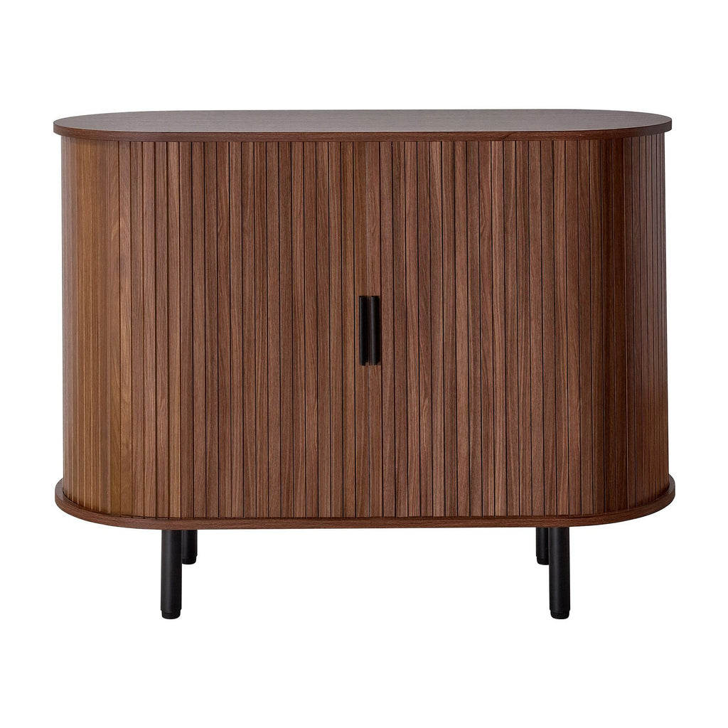 Coffee Bar Cabinet with Sliding Doors – Mid-Century Buffet Station