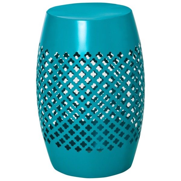 Chic Boho Outdoor Coffee Table – Geometric Pattern, Easy Clean