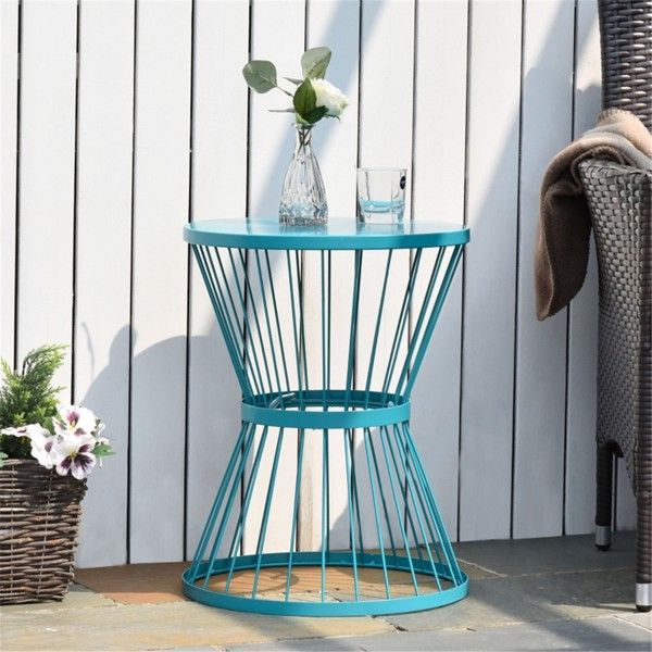 Chic Multi-Purpose Side Table for Indoor & Outdoor Use