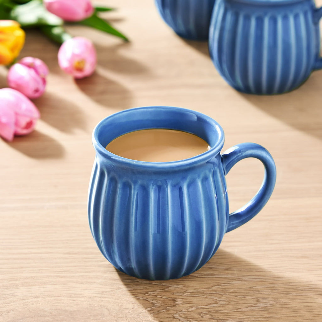 The Pioneer Woman Colette Blue Textured Mug