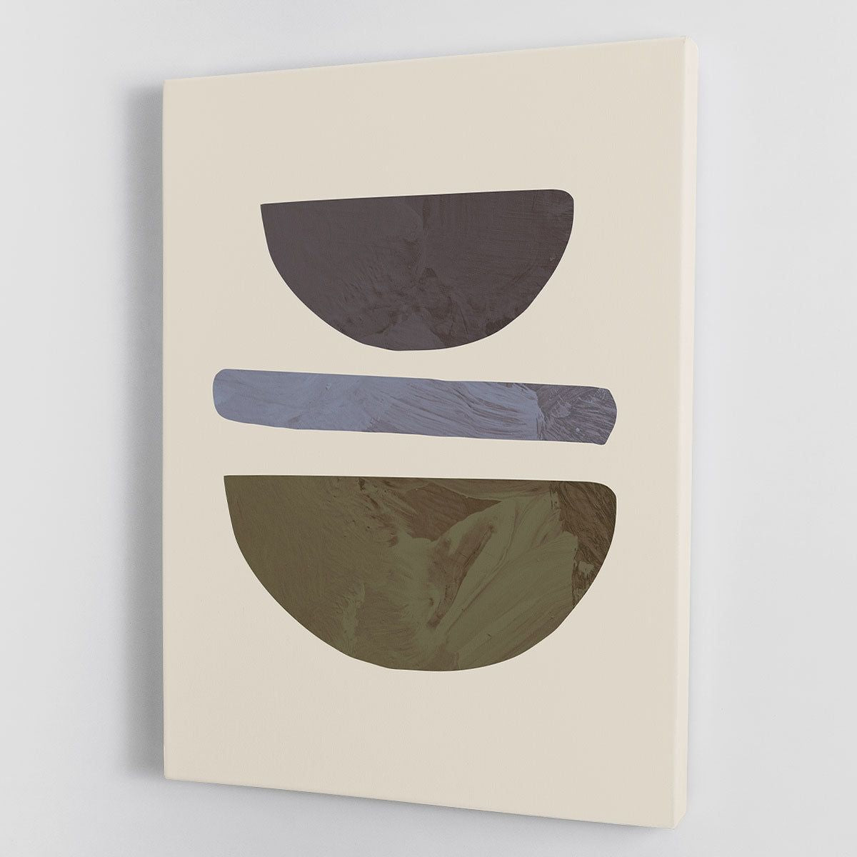 Collage 02 Beige Canvas Print or Poster
