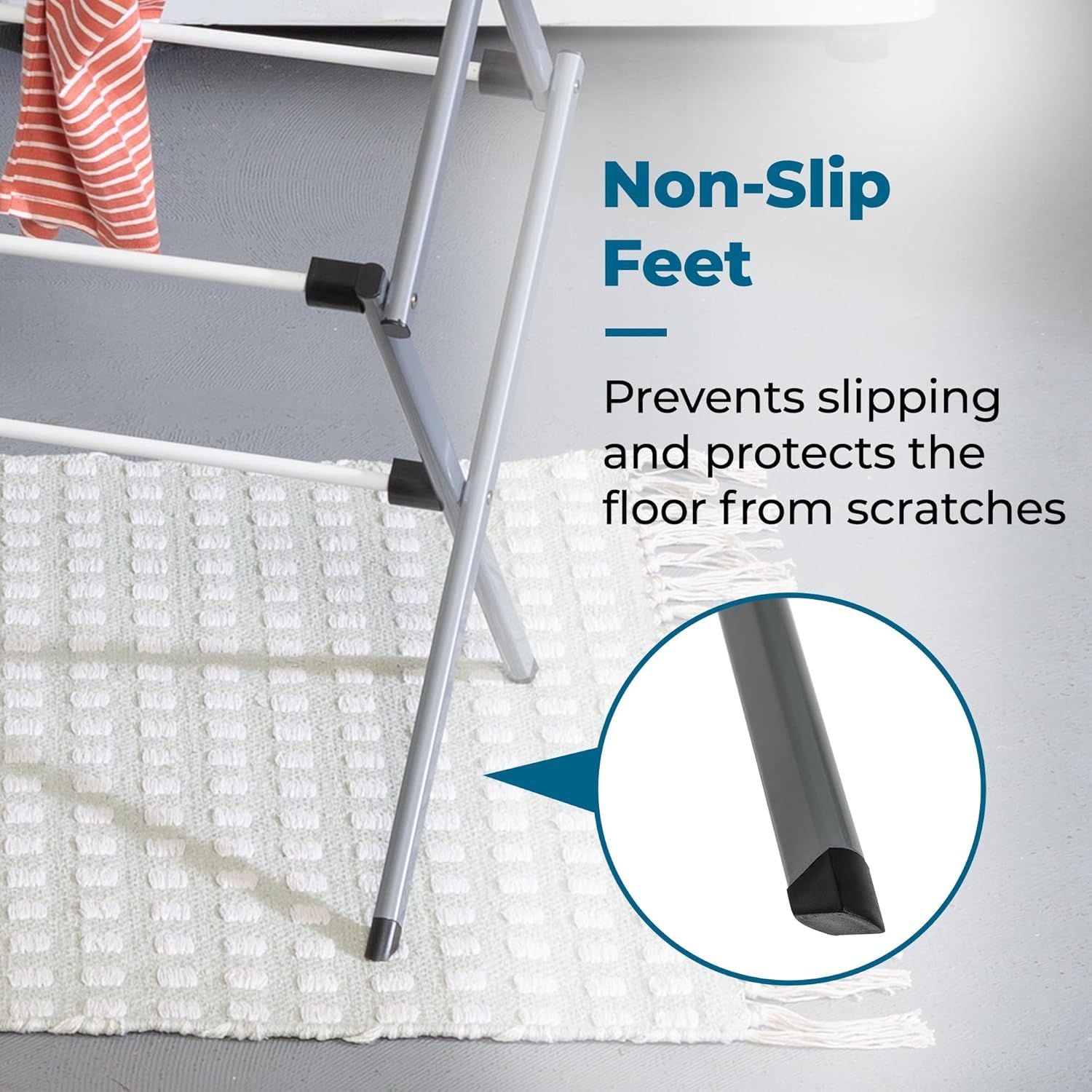 Collapsible Clothes Drying Rack – everyday, Space-Saving Laundry Towel Rack, Sturdy Clothing Rack for