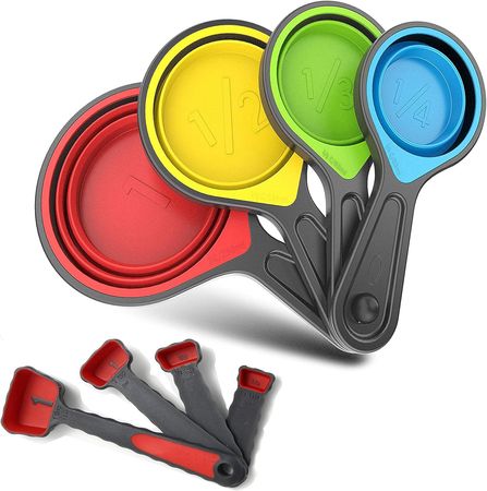 Collapsible Measuring Cups and Spoons Set