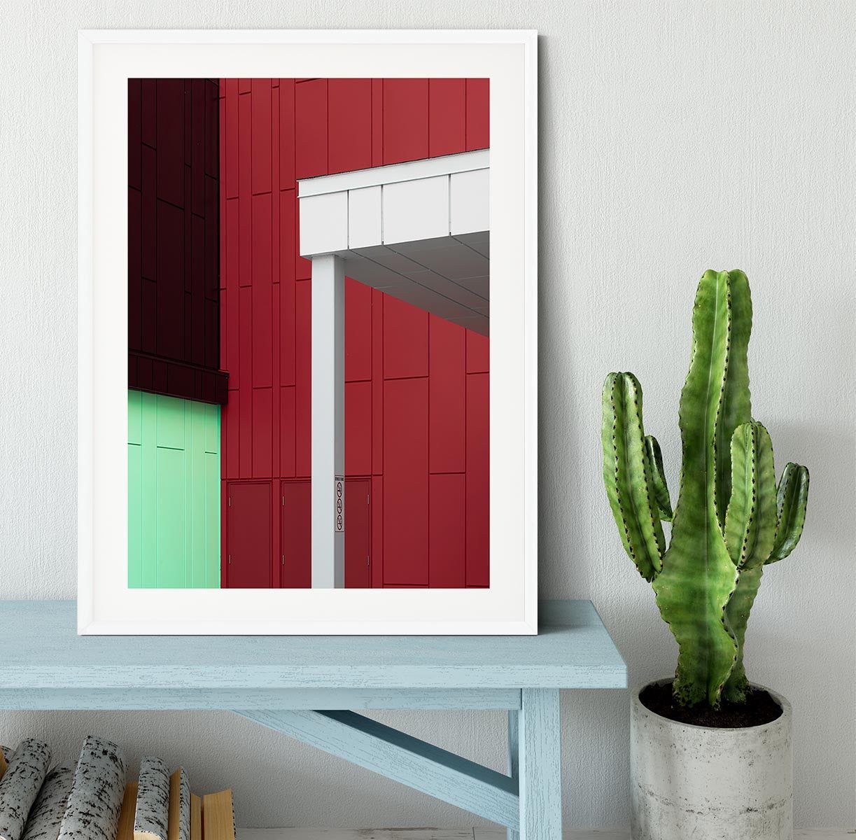 Color Architecture Framed Print