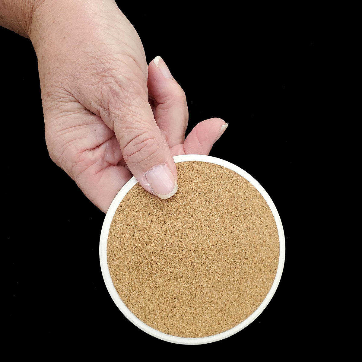 Absorbent Sandstone Coasters with Artwork, Pack of 4