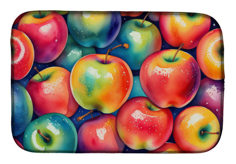 Colorful Apples Countertop Dish-Drying Mat