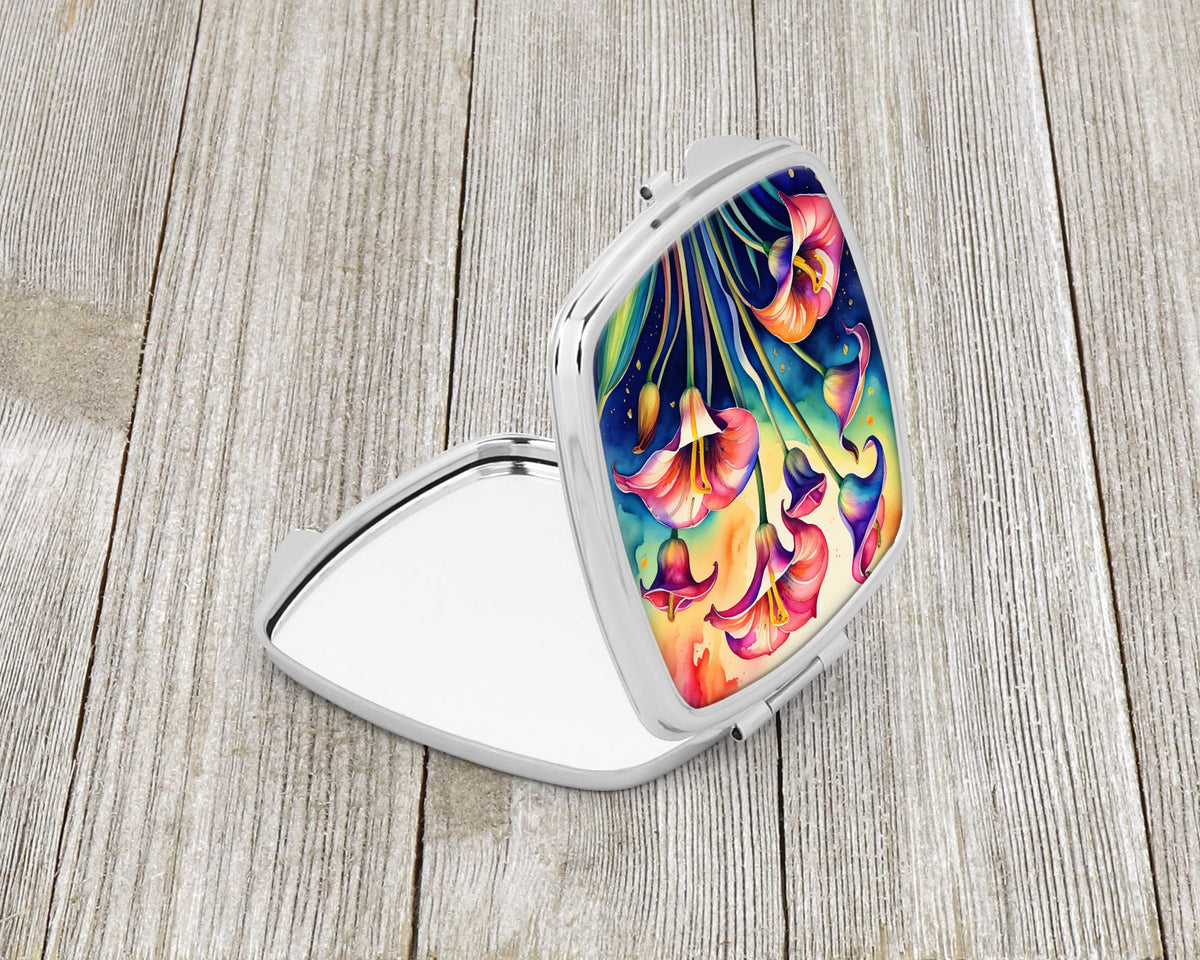 Colorful Calla Lilies Folding Compact Mirror