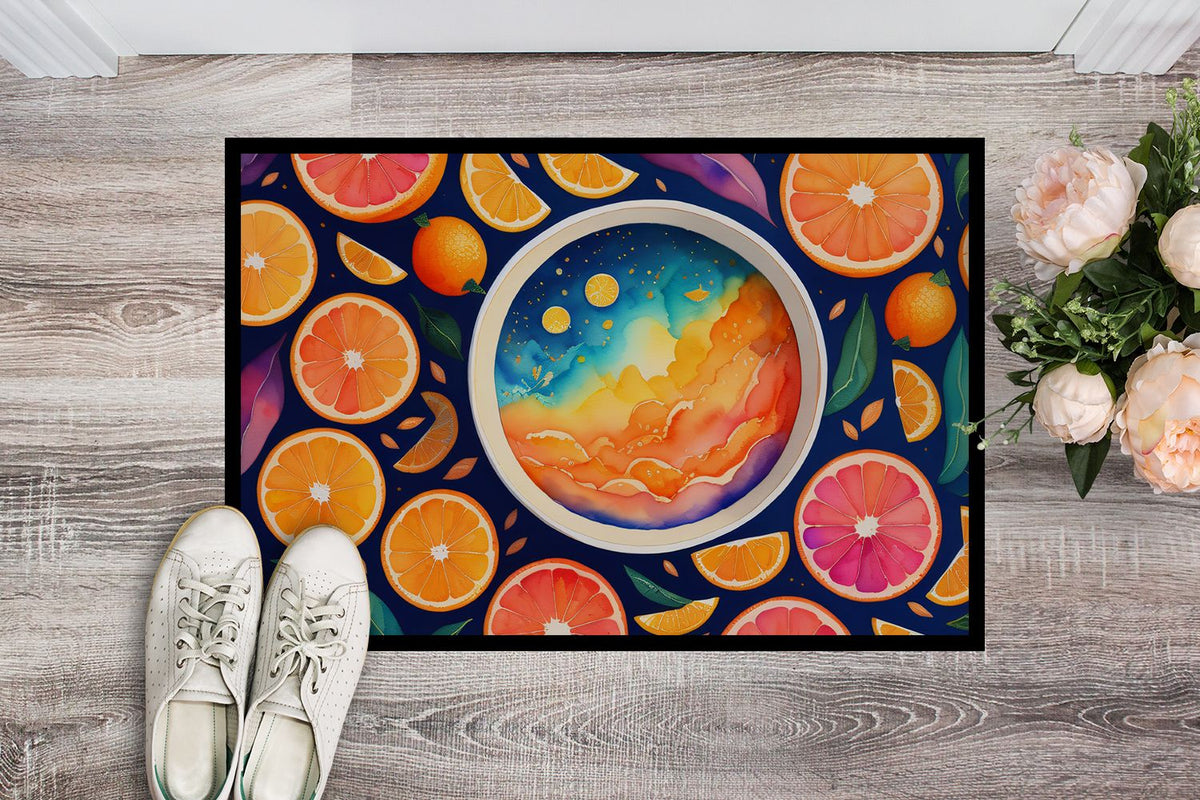Colorful Oranges Indoor-Outdoor Entryway Doormat