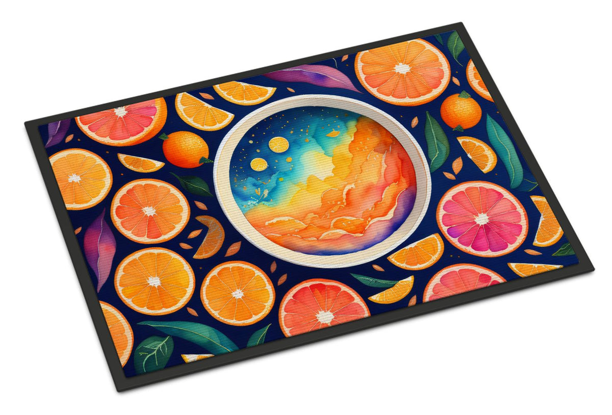 Colorful Oranges Indoor-Outdoor Entryway Doormat
