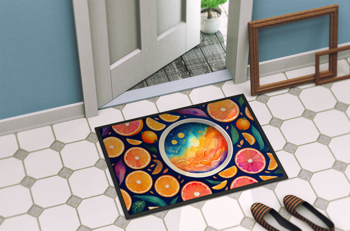 Colorful Oranges Indoor-Outdoor Entryway Doormat