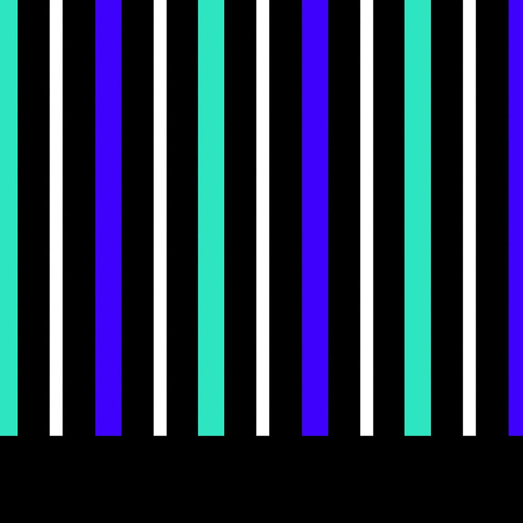 Colour Stripes FS1 Abstract Wall Art