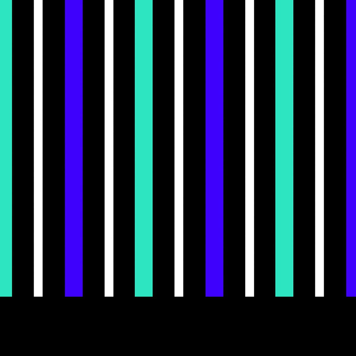 Colour Stripes FS1 Abstract Wall Art