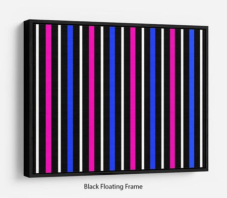 Colour Stripes FS3 Floating-Frame Wall Art