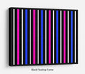 Colour Stripes FS3 Floating-Frame Wall Art