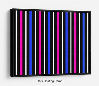 Colour Stripes FS3 Floating-Frame Wall Art