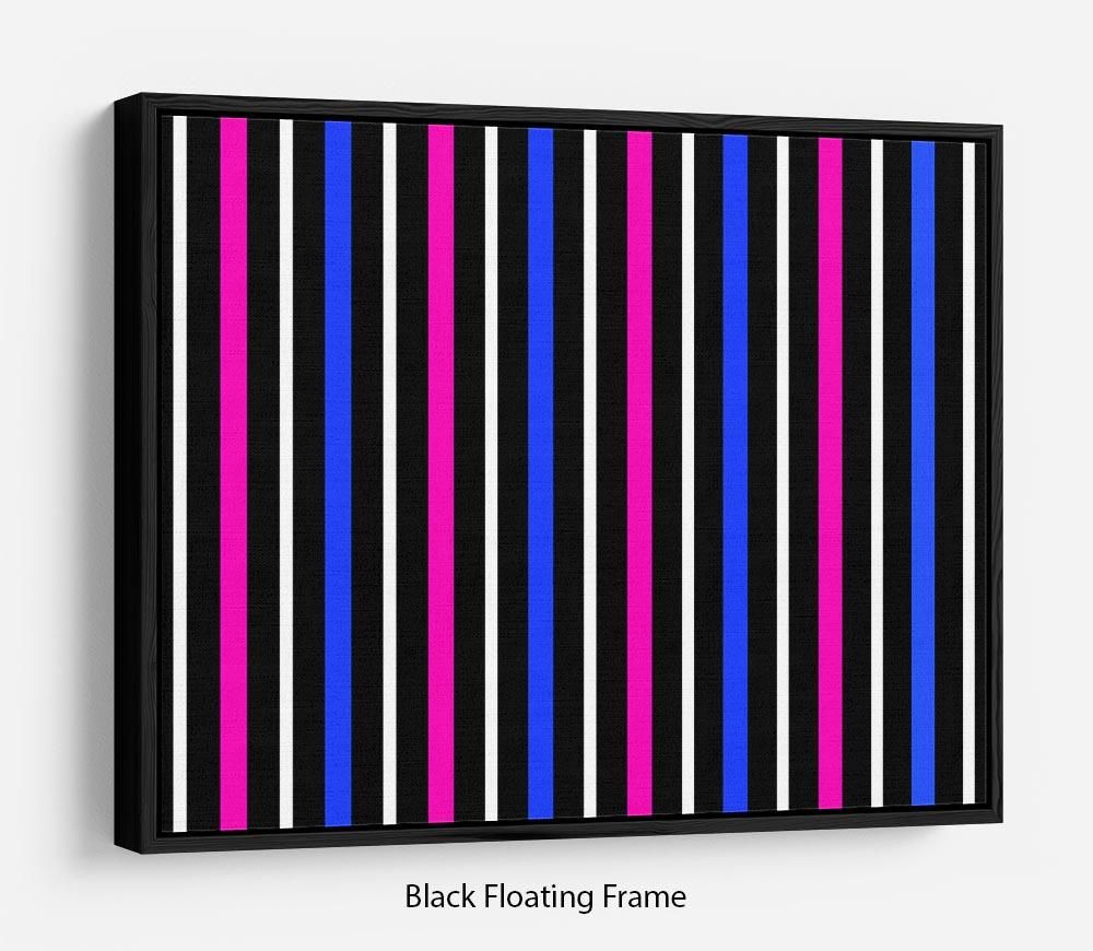 Colour Stripes FS3 Floating-Frame Wall Art