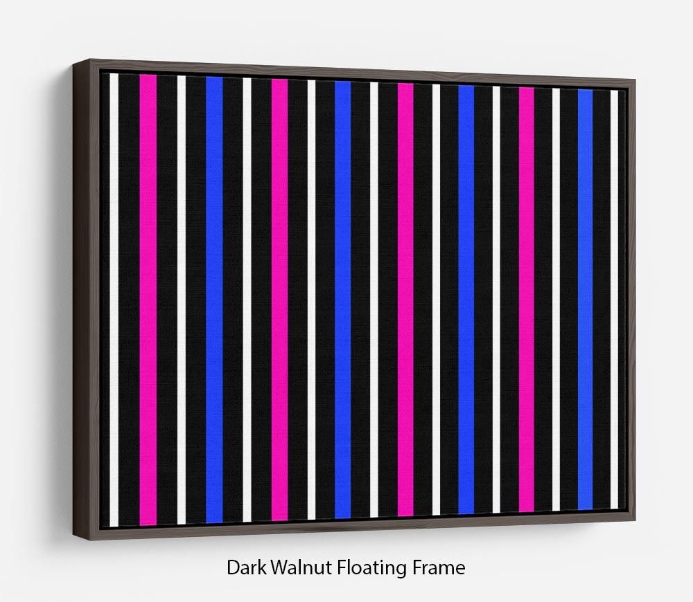 Colour Stripes FS3 Floating-Frame Wall Art