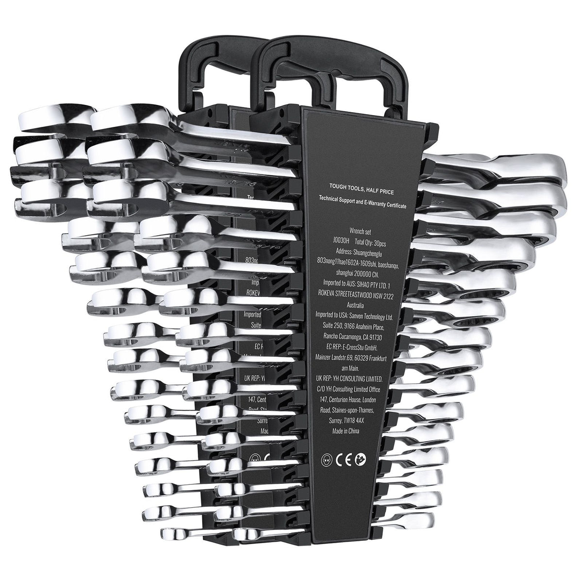Ratcheting Combination Wrench Set for Repairs and Maintenance