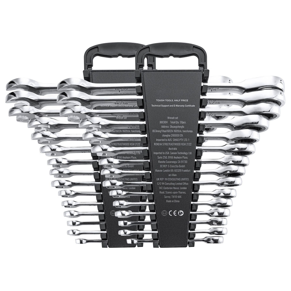 Ratcheting Combination Wrench Set for Repairs and Maintenance