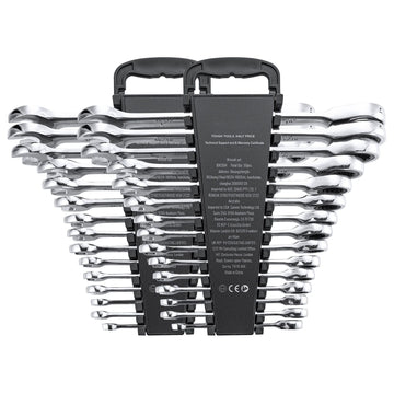 Ratcheting Combination Wrench Set for Repairs and Maintenance