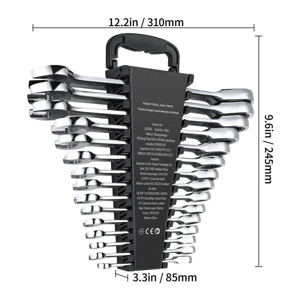 Ratcheting Combination Wrench Set for Repairs and Maintenance