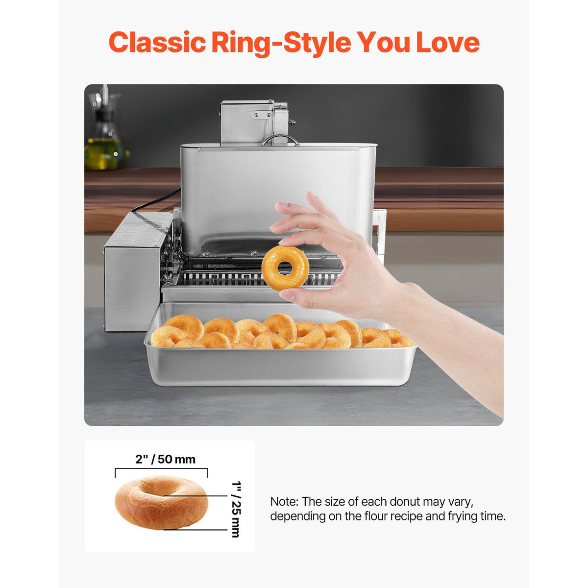 Commercial Automatic Donuts Machine with 6 Rows – High Efficiency for Bakeries & Cafés