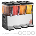 Four-Tank Commercial Chilled Beverage Dispenser with Stirring