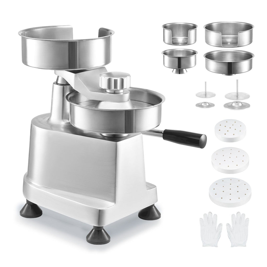 Commercial Burger Patty Maker with 3 Interchangeable Molds (4/5/6 )