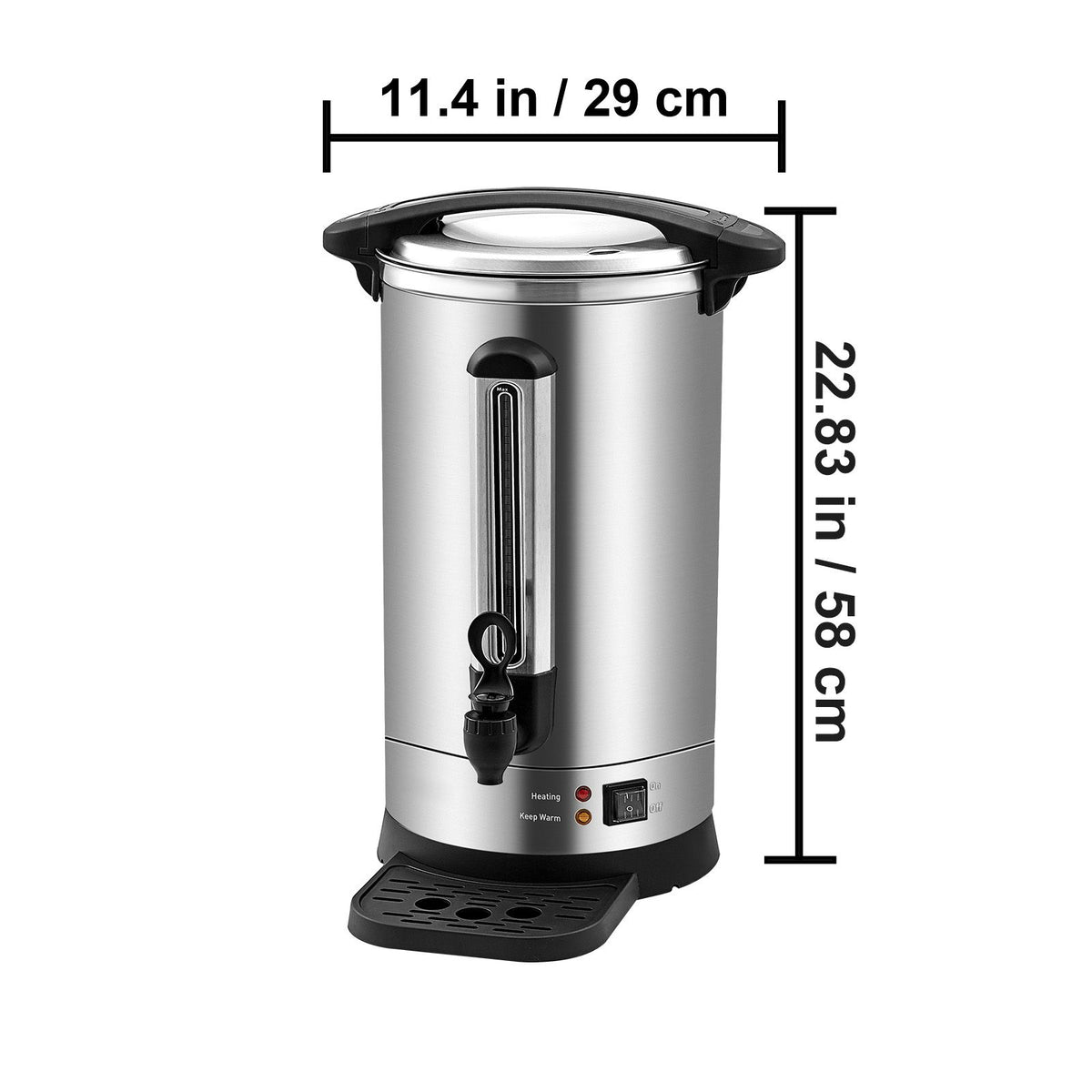 Commercial Coffee Urn with Dual-Mode Dispensing