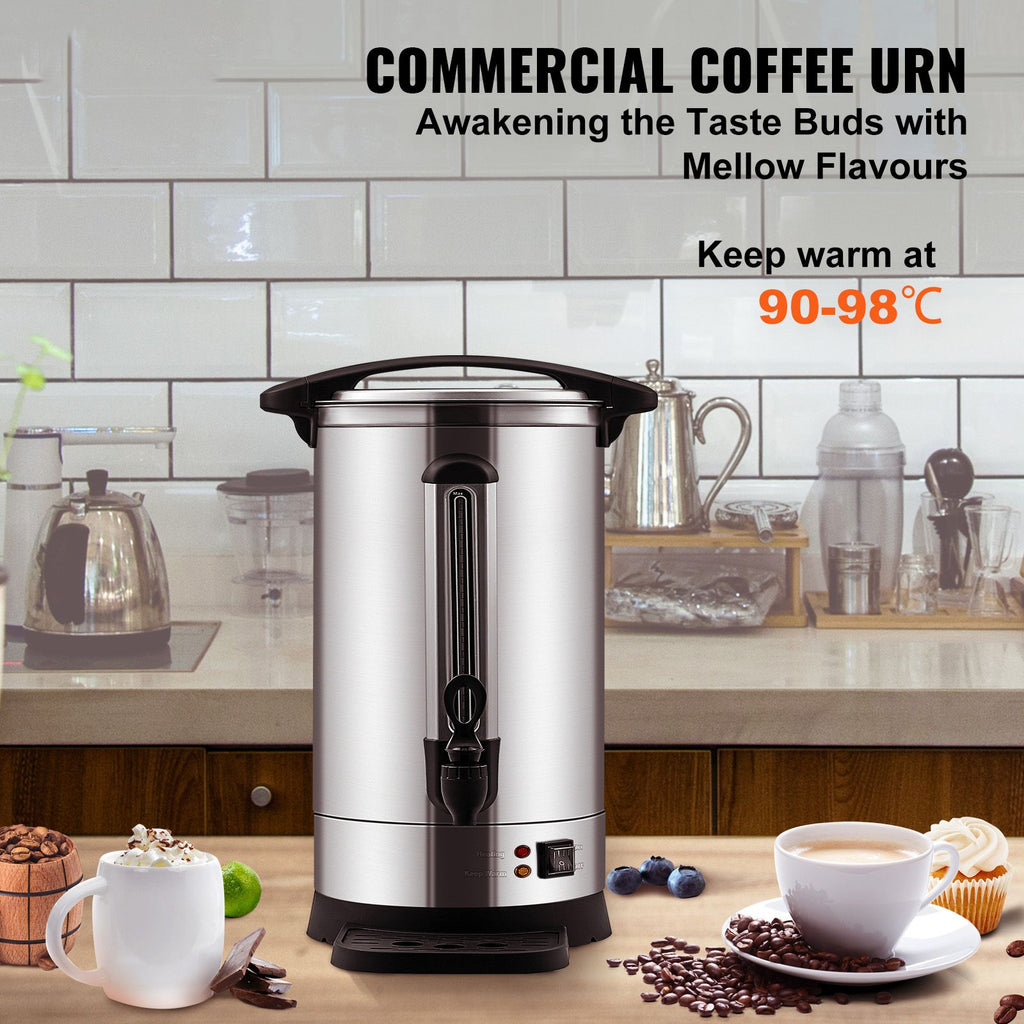 Commercial Coffee Urn with Dual-Mode Dispensing