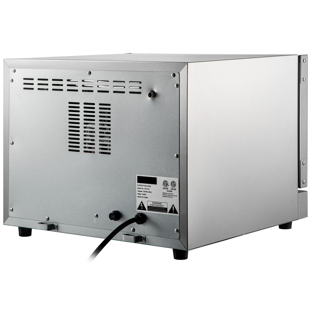 Commercial Convection Oven - 21L Countertop Electric Baking Oven with 1440W, 3-Tier, Front Glass Door
