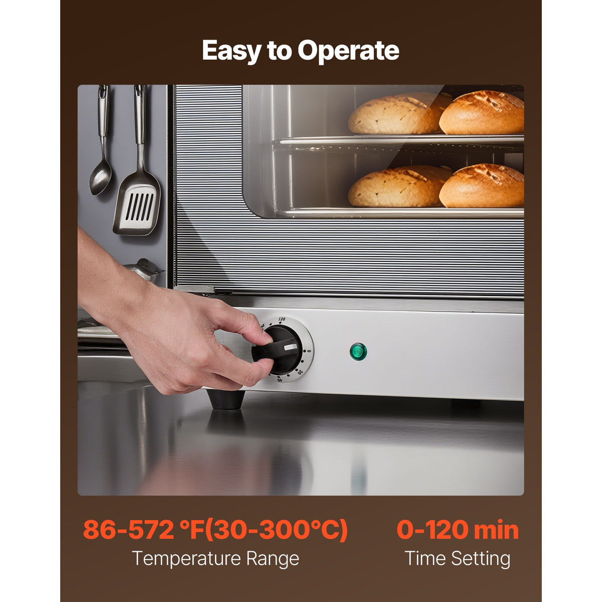 Commercial Countertop Convection Oven for Batch Baking