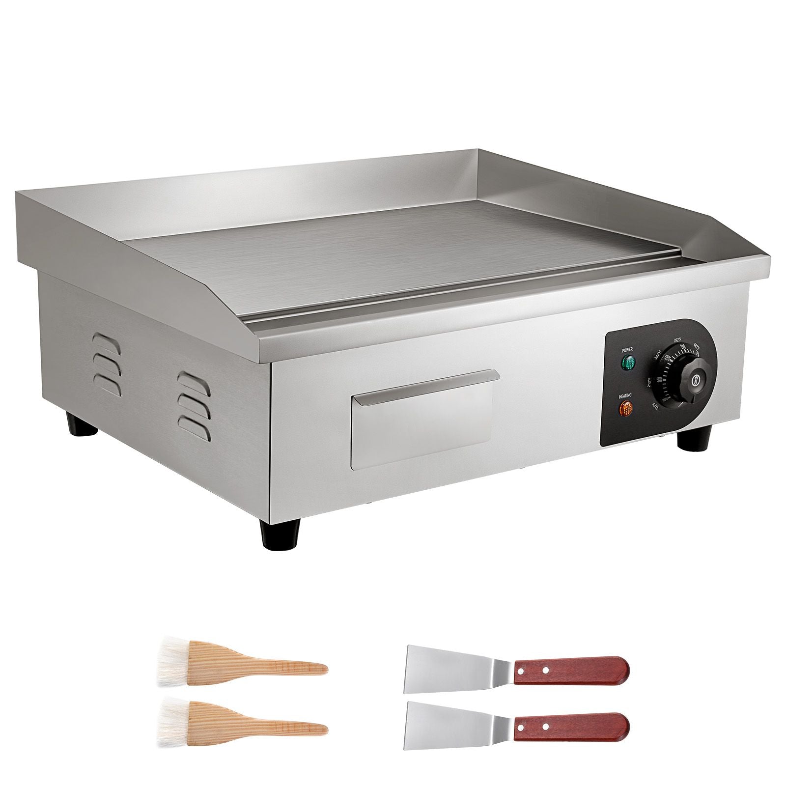 Commercial Electric Griddle with Adjustable Temperature Control
