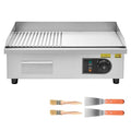 Commercial Electric Griddle with Dual Cooking Zones