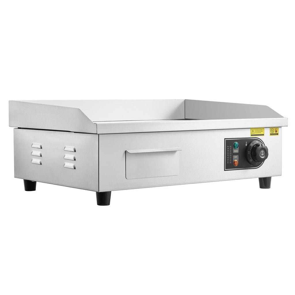 Commercial Electric Griddle with Dual Cooking Zones