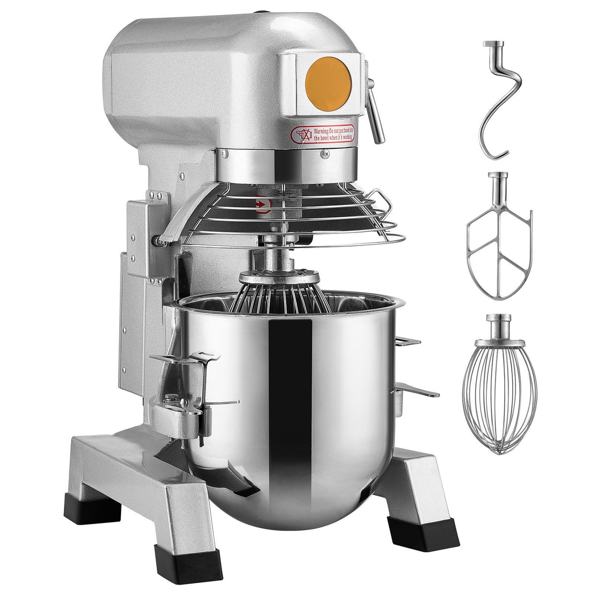 Commercial Food Mixer with Powerful Motor and Versatile Attachments