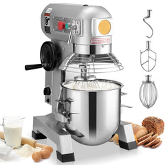 Commercial Food Mixer with Powerful Motor and Versatile Attachments