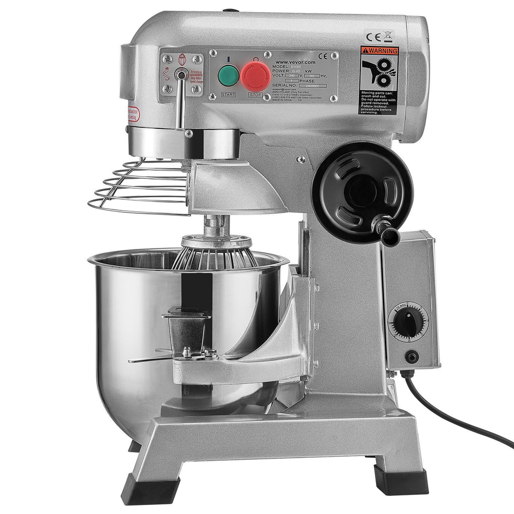 Commercial Food Mixer with Powerful Motor and Versatile Attachments