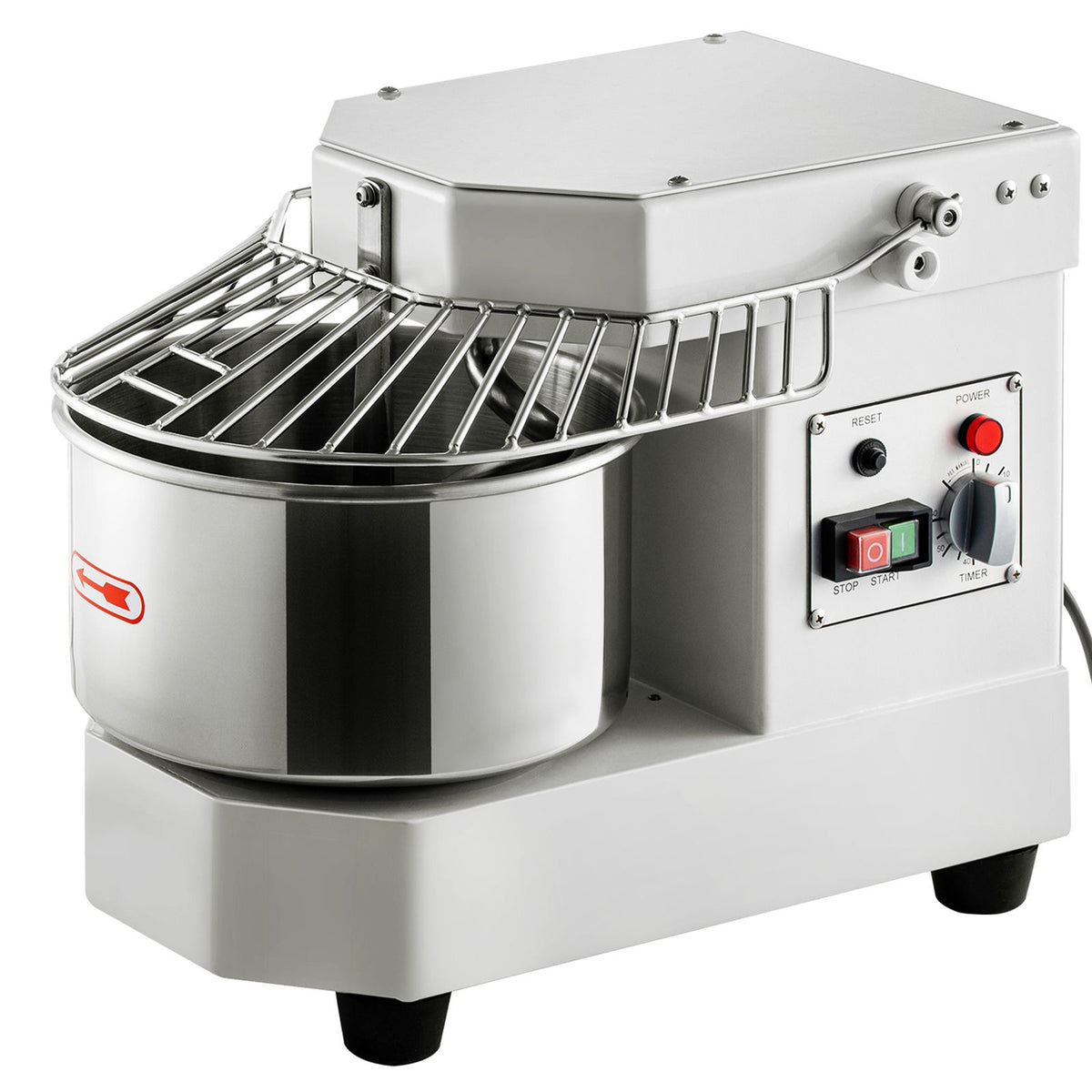 Commercial Food Mixer, 7.3Qt Capacity, 450W Dual Rotating Dough Kneading Machine with