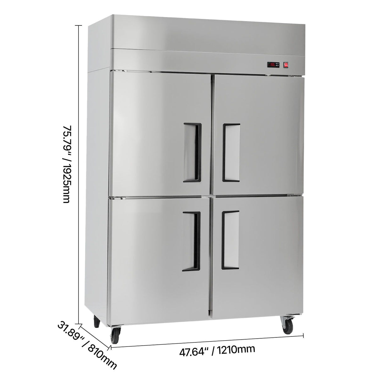 Four-Door Commercial Reach-In Freezer