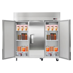Commercial Upright Freezer with 52 Cu. Capacity, Frost-Free Cooling, and Digital Temp Control