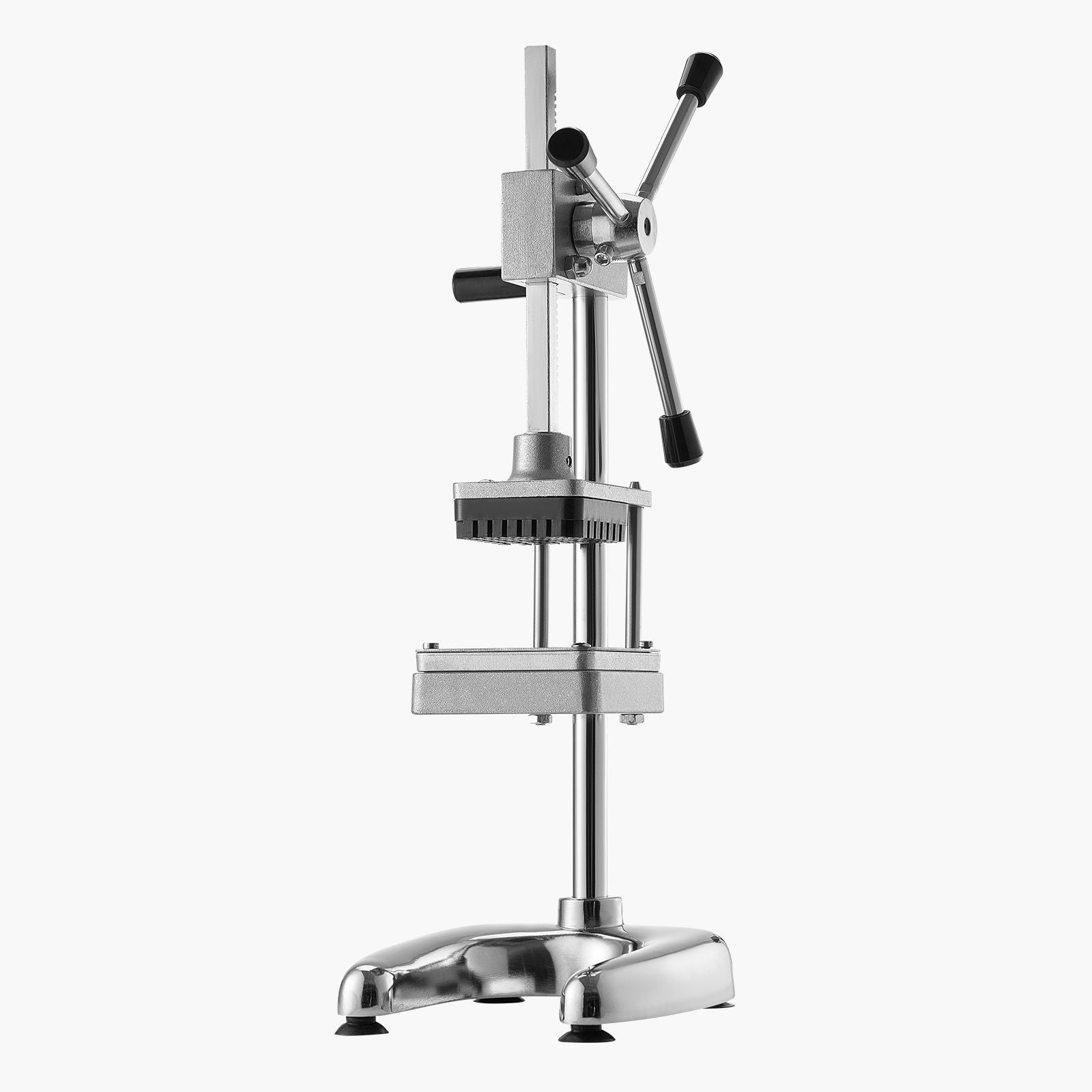 Commercial French Fry Cutter with 3 Stainless Steel Blades – Manual Vegetable Chopper