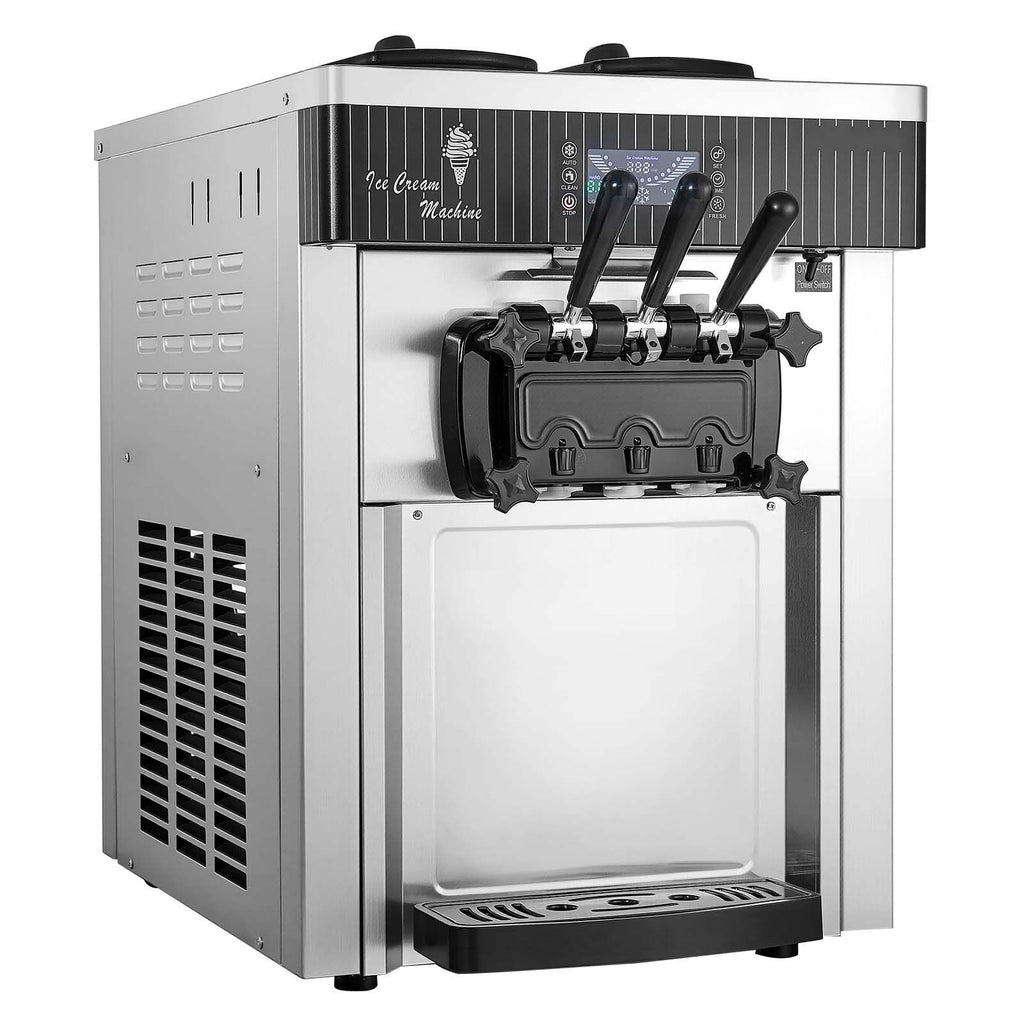 Commercial Three-Flavor Countertop Soft-Serve Machine