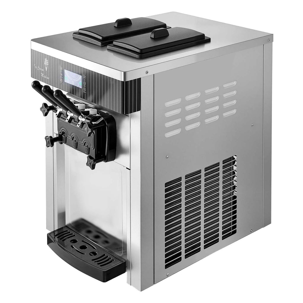 Commercial Three-Flavor Countertop Soft-Serve Machine